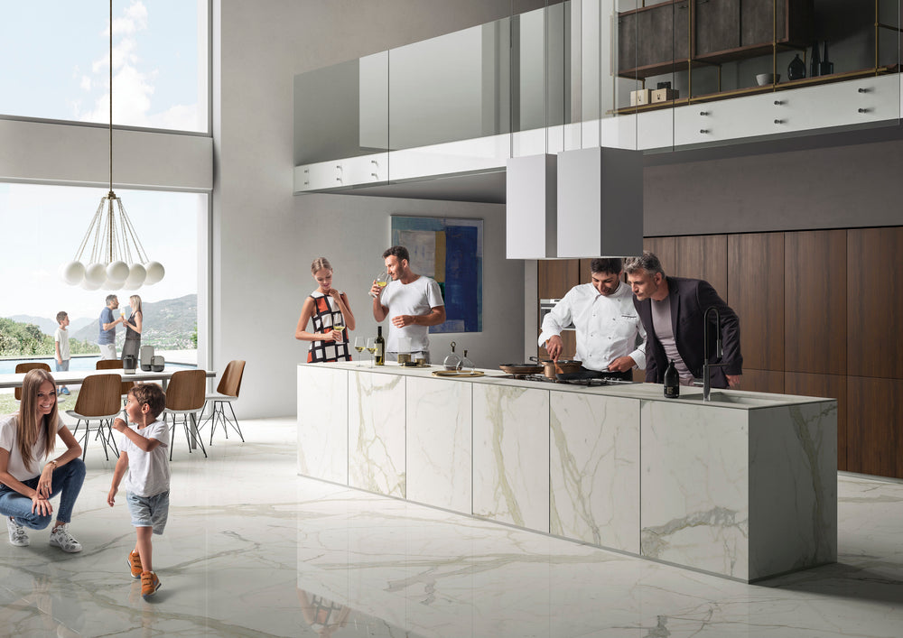 The Lobby Bar | Marbled Calacatta