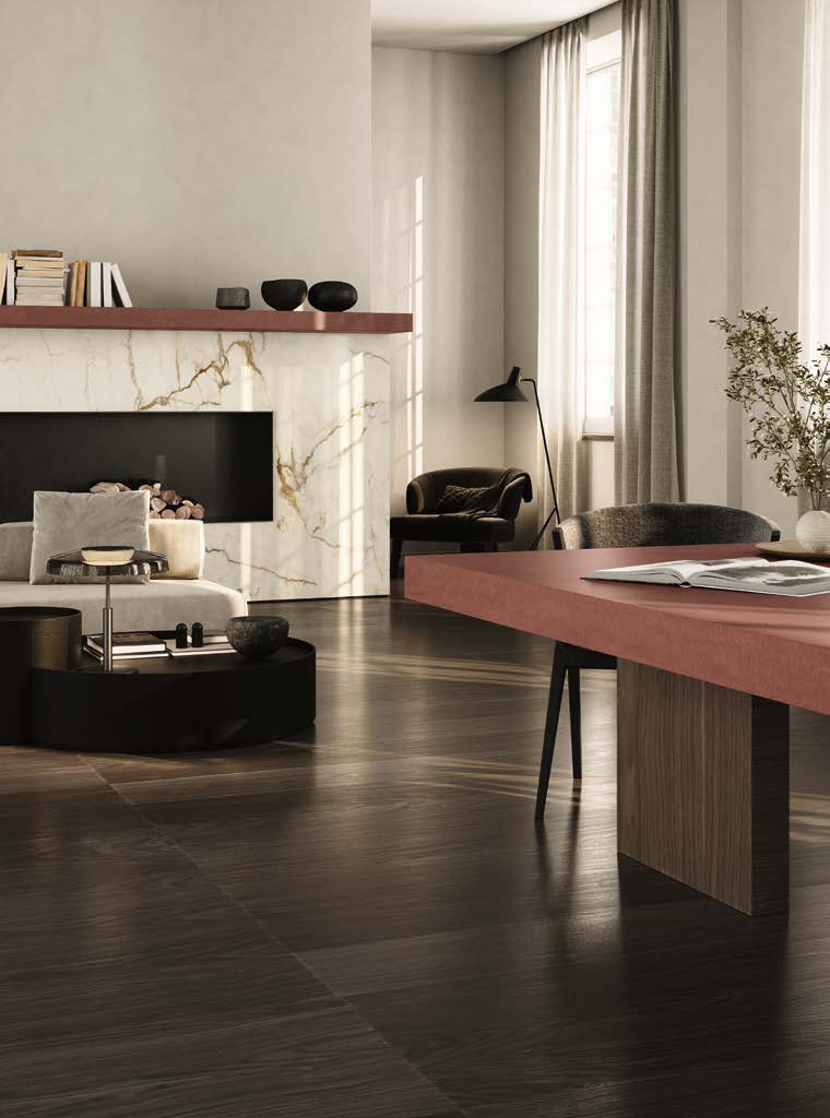 "Sorghum Fields" Balance Marsala Red