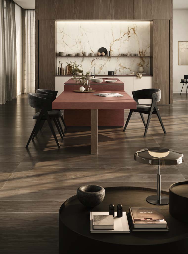 "Sorghum Fields" Balance Marsala Red