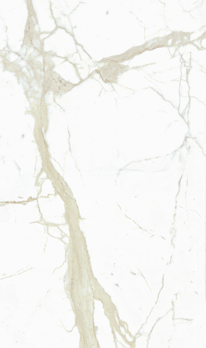 "Snowy River" White Calacatta